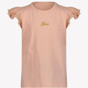 Hádejte tričko pro dětské dívky losos