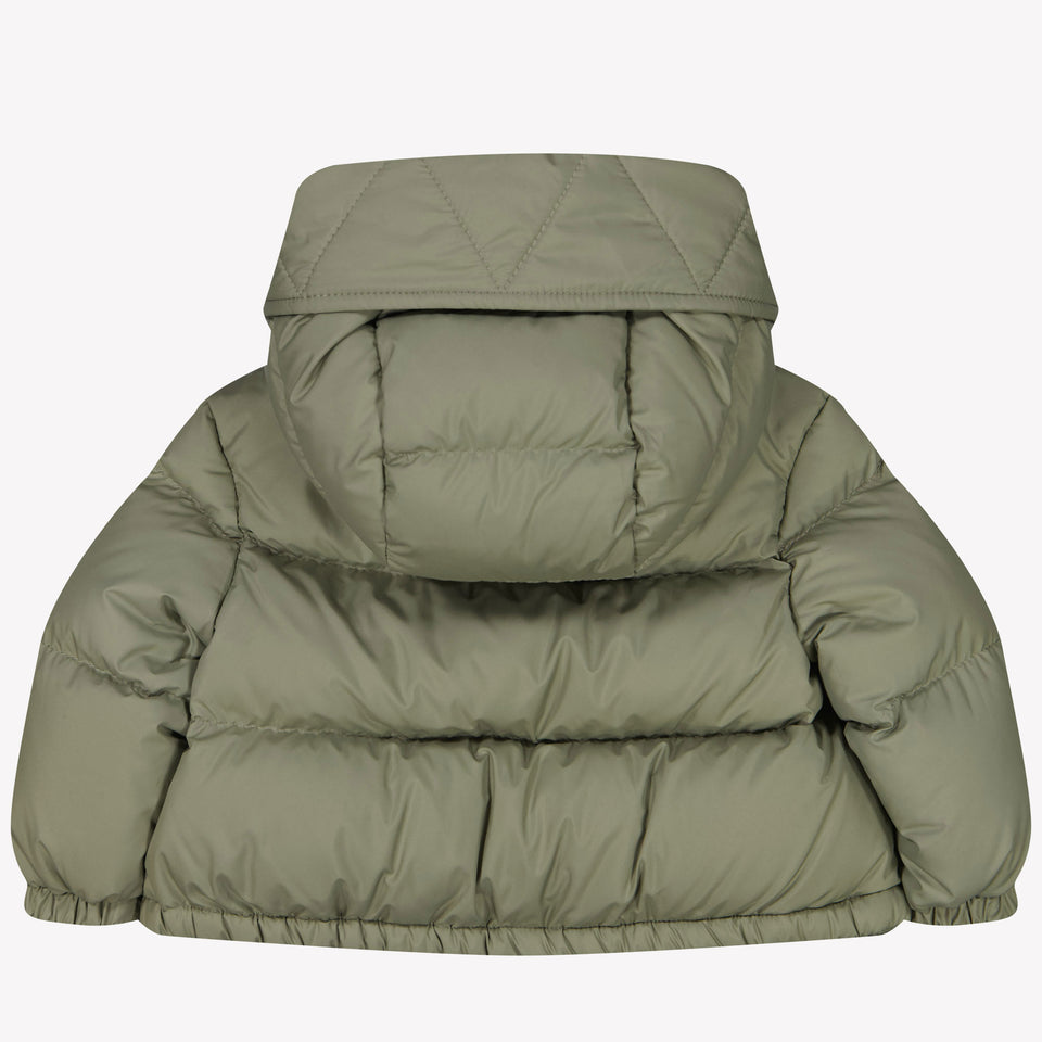 Moncler Baby Mädchen Winterjacke Olivgrün