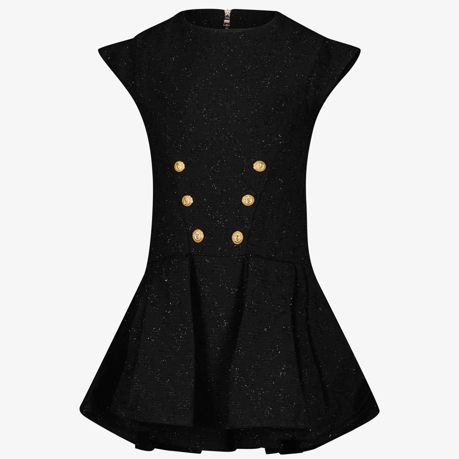 Balmain Mädchen Kleid Schwarz