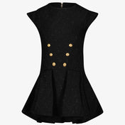 Balmain Chicas Vestido Negro