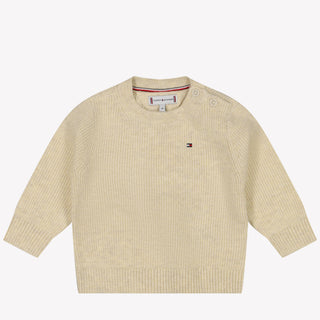 Tommy Hilfiger Baby Unisex Pullover Helles Beige