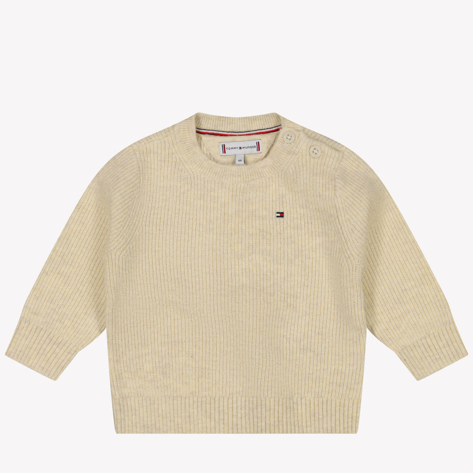 Tommy Hilfiger Baby Unisex Pullover Helles Beige