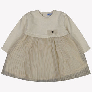 Mayoral Bambino Ragazze Vestito Beige