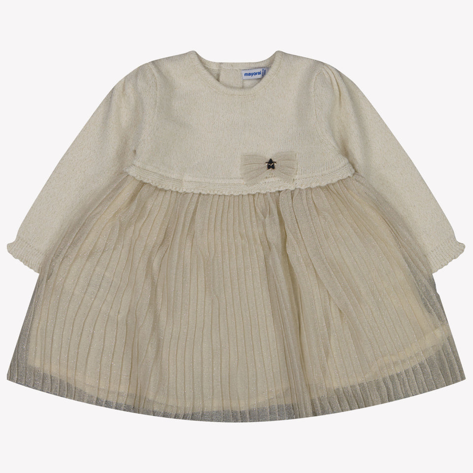 Mayoral Baby Mädchen Kleid Beige