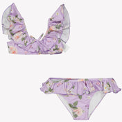 Monnalisa Childre's Girls Swimwear Lilac