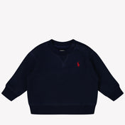 Ralph Lauren Bebé Chicos Suéter Navy