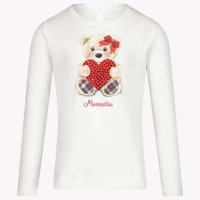 MonnaLisa Mädchen T-Shirt aus weiß