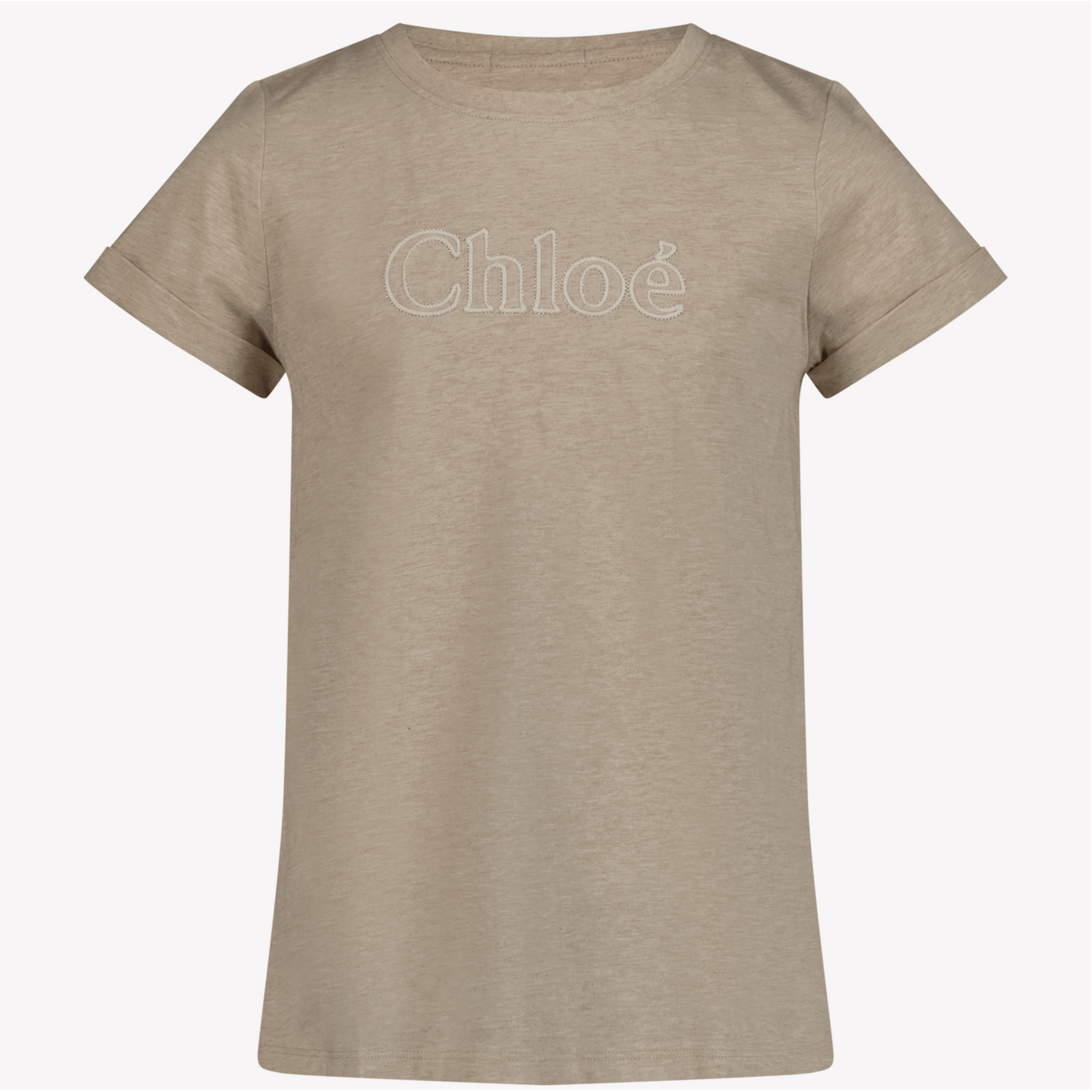 Chloe Kinder Meisjes T-Shirt Beige 4Y