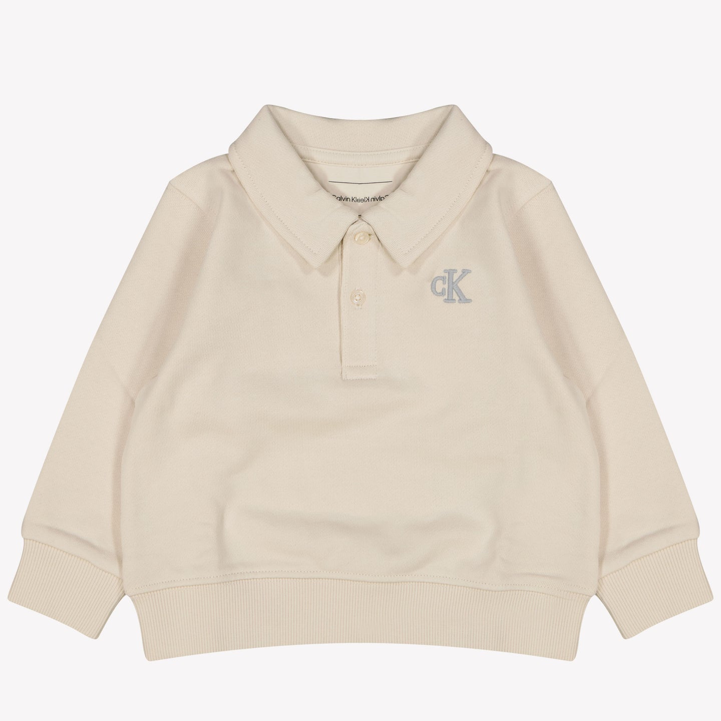 Calvin Klein Bébé Unisexe Polo Beige Clair