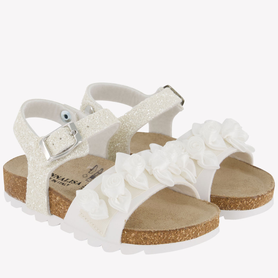 MonnaLisa Filles Sandales Blanc