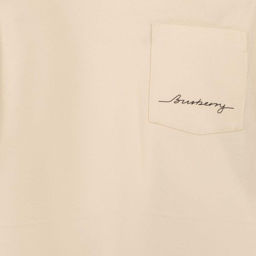 Burberry Cèdre Kinder Filles T-shirt Zalm