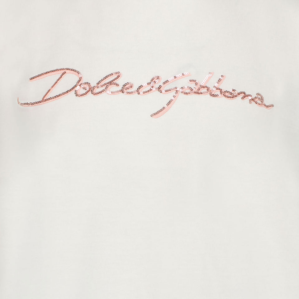 Dolce & Gabbana Enfant Filles T-shirt Blanc