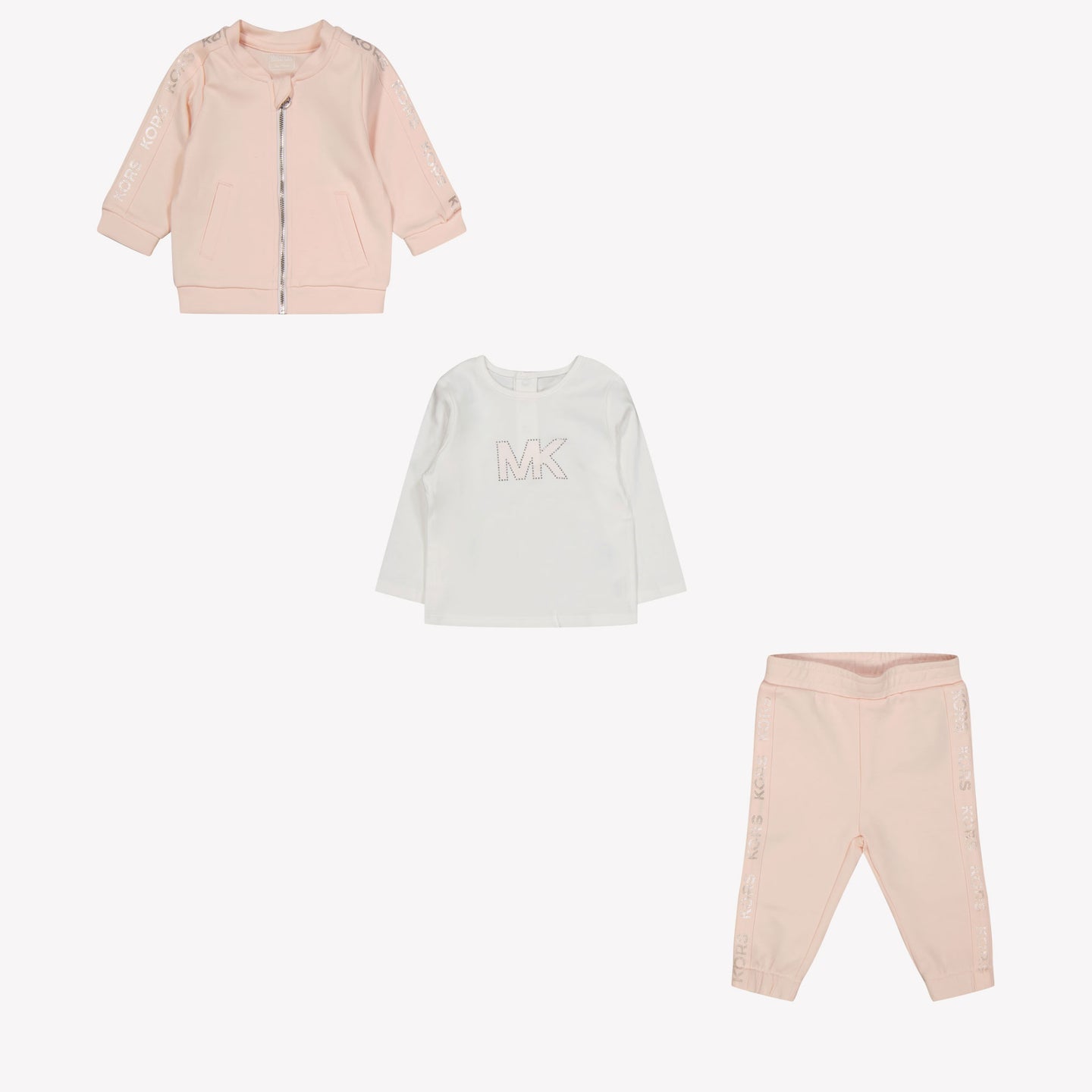 Michael Kors Bébé Filles Tenue de jogging Rose Léger