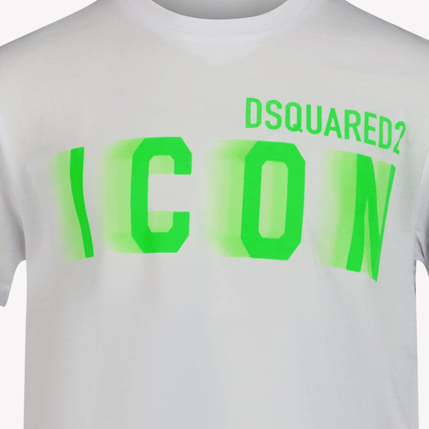 Dsquared2 Kinder Unisex T-Shirt Fluor Groen 4Y