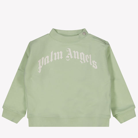 Palm Angels Bebé Chicos Suéter Menta