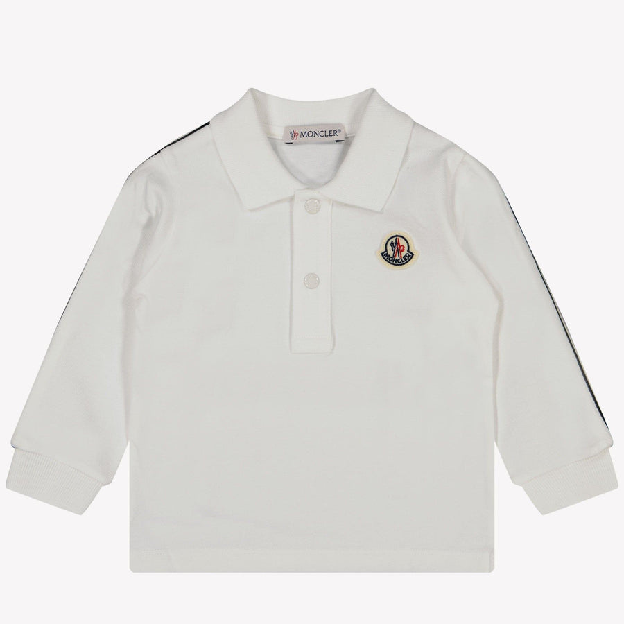 Moncler Baby Jongens Polo Wit