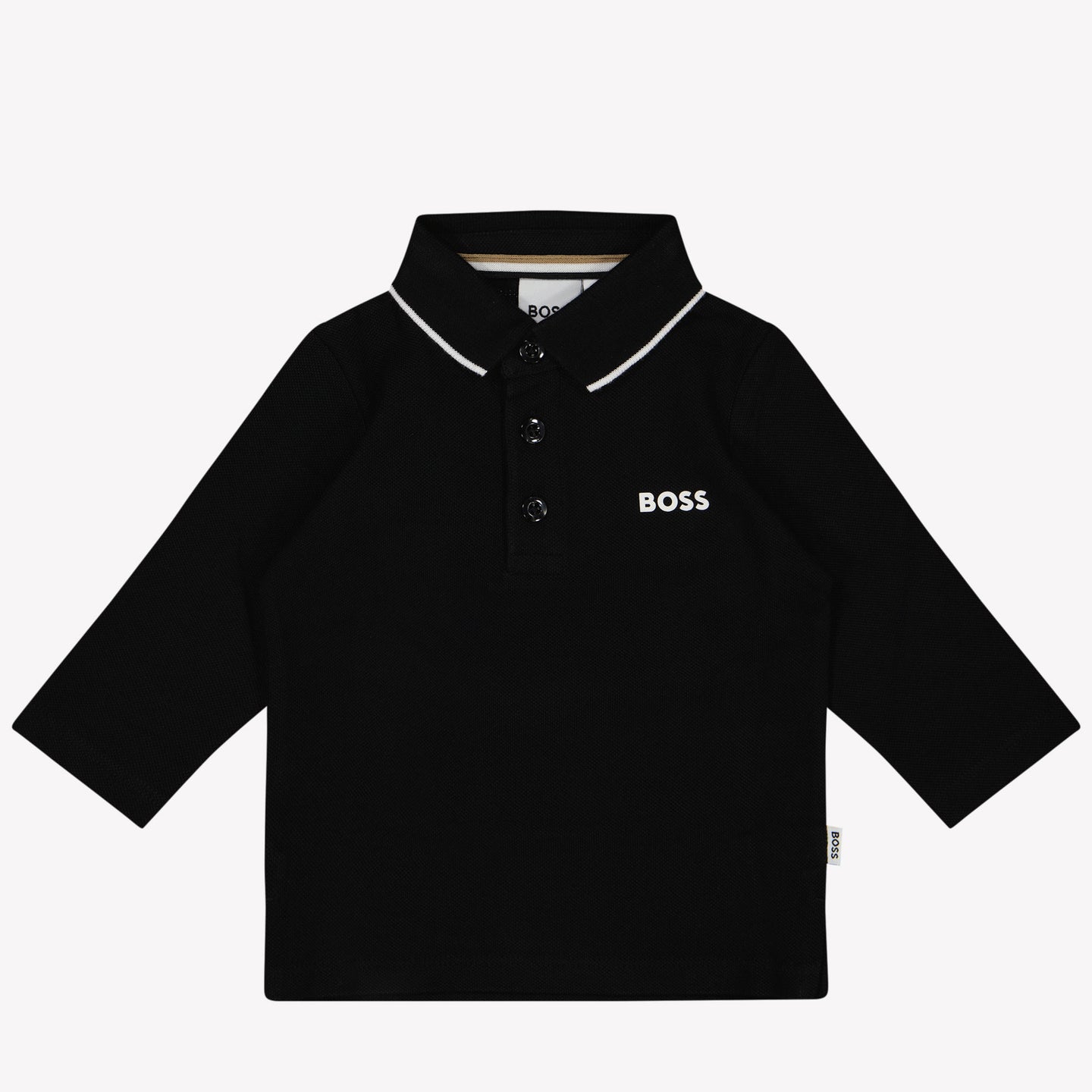 Boss Bambino Ragazzi Polo Nero