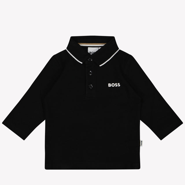 Boss Bebé Chicos Polo Negro