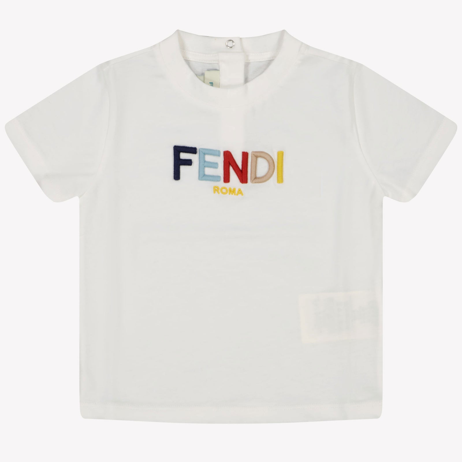 Fendi Bebé Unisex Camiseta Blanco