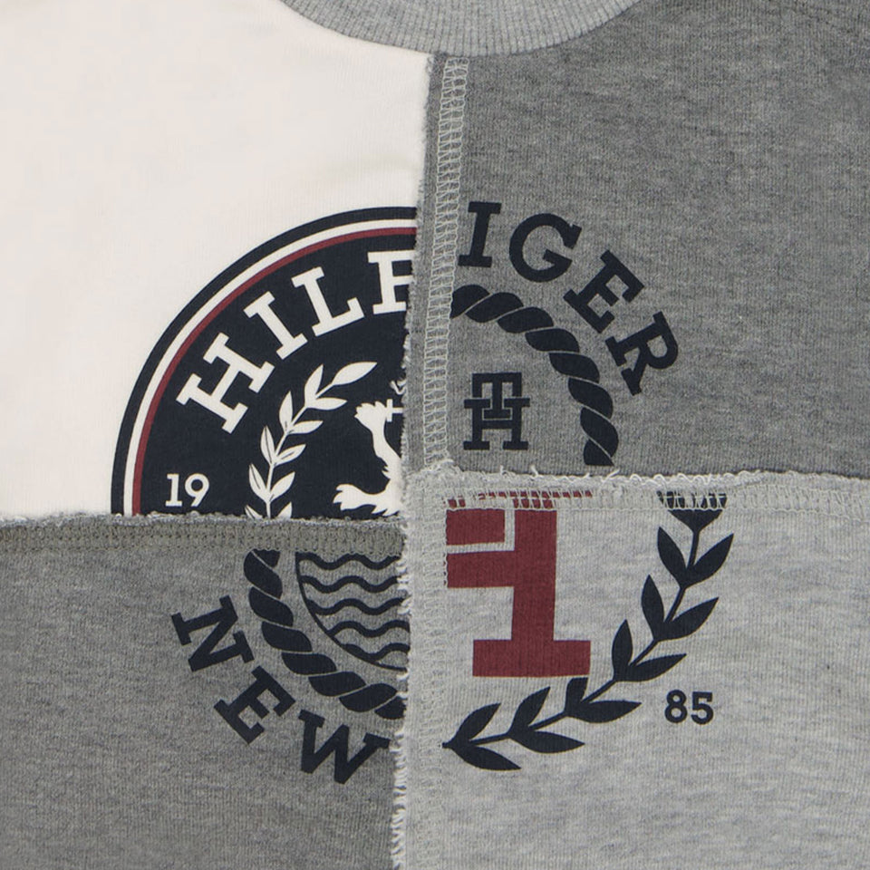 Tommy Hilfiger Bambino Ragazzi Maglione Grigio