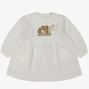 Moschino Baby Girls Dress OffWhite