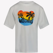 T-shirt Moschino Kinersex Biały
