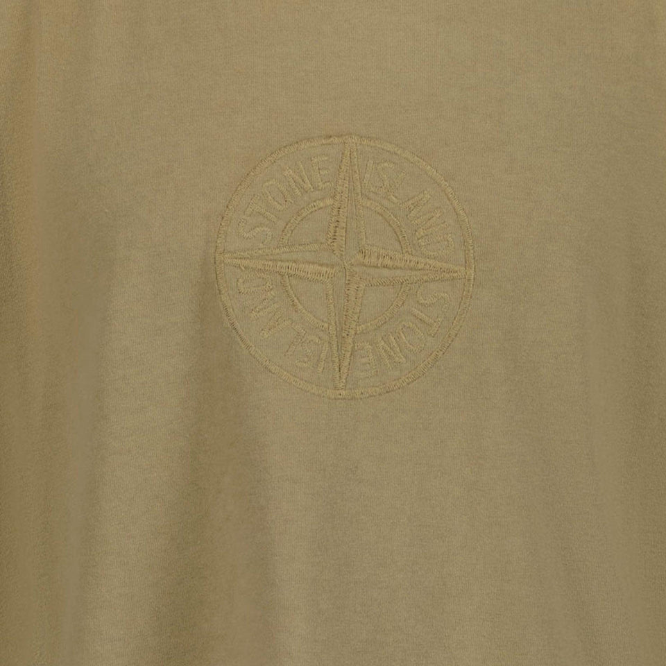 Stone Island Niño Chicos Camiseta en Beige