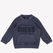 Guess Bébé Garçons Pull-over Bleu