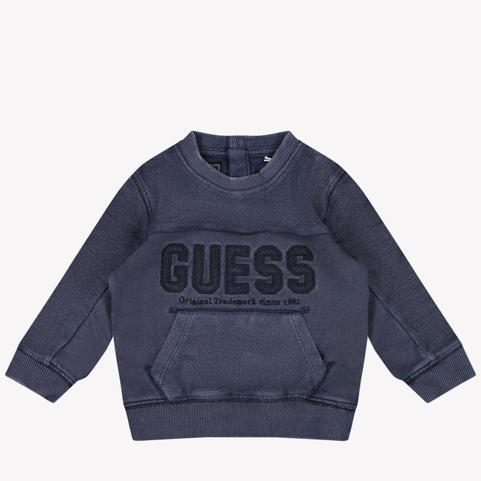 Guess Bebé Chicos Suéter Azul