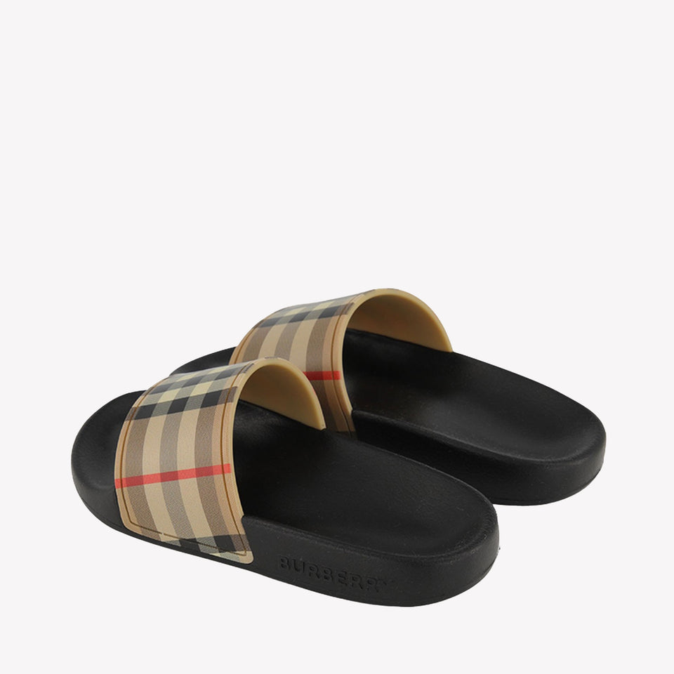 Burberry Kinders Unisex Slippers beige