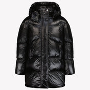 Woolrich Chicas aliquippa chicas chaqueta de invierno negra