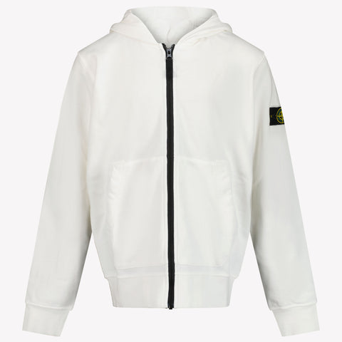 Stone Island Enfant Garçons Gilet Blanc