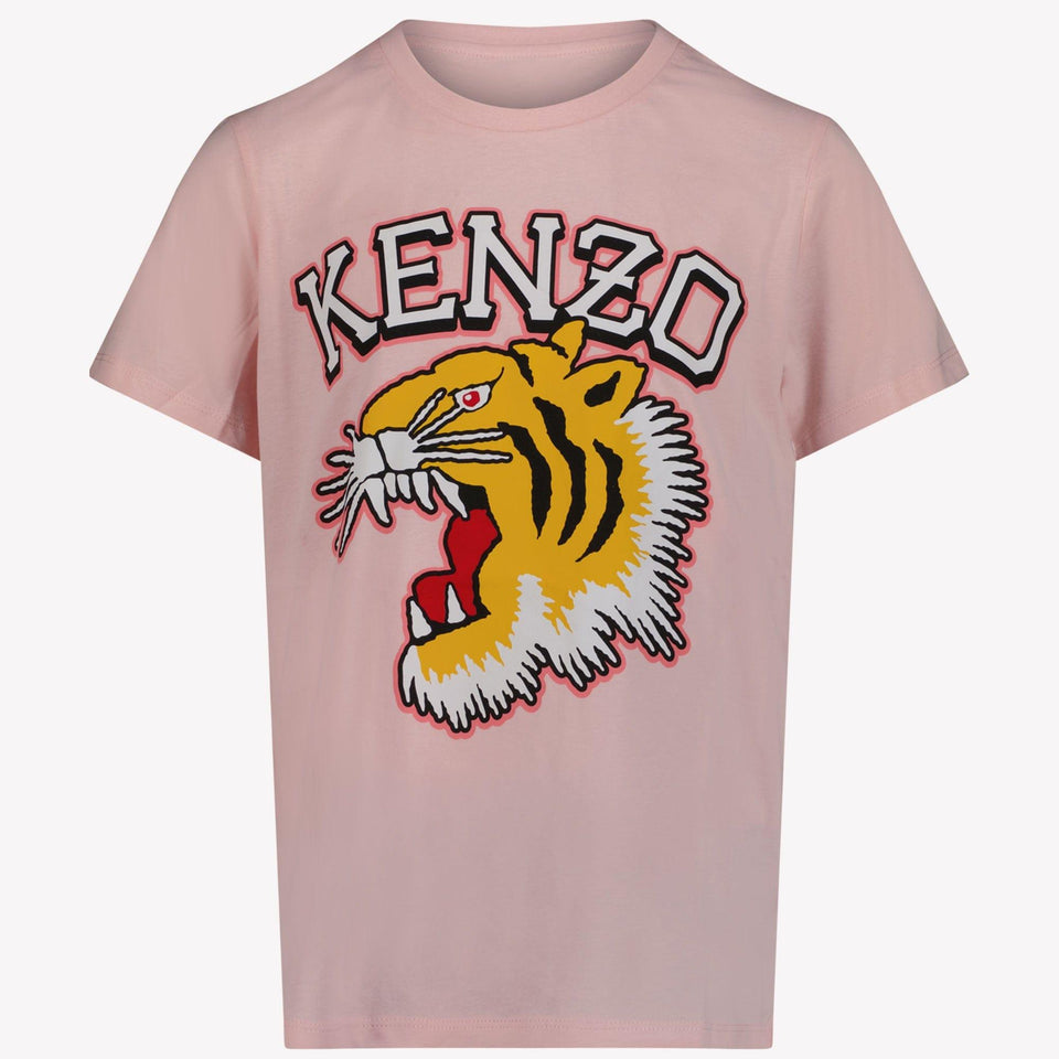 Kenzo Kids Unisex Maglietta Rosa Chiaro