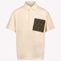 Fendi Kinder Jungen Polo Beige