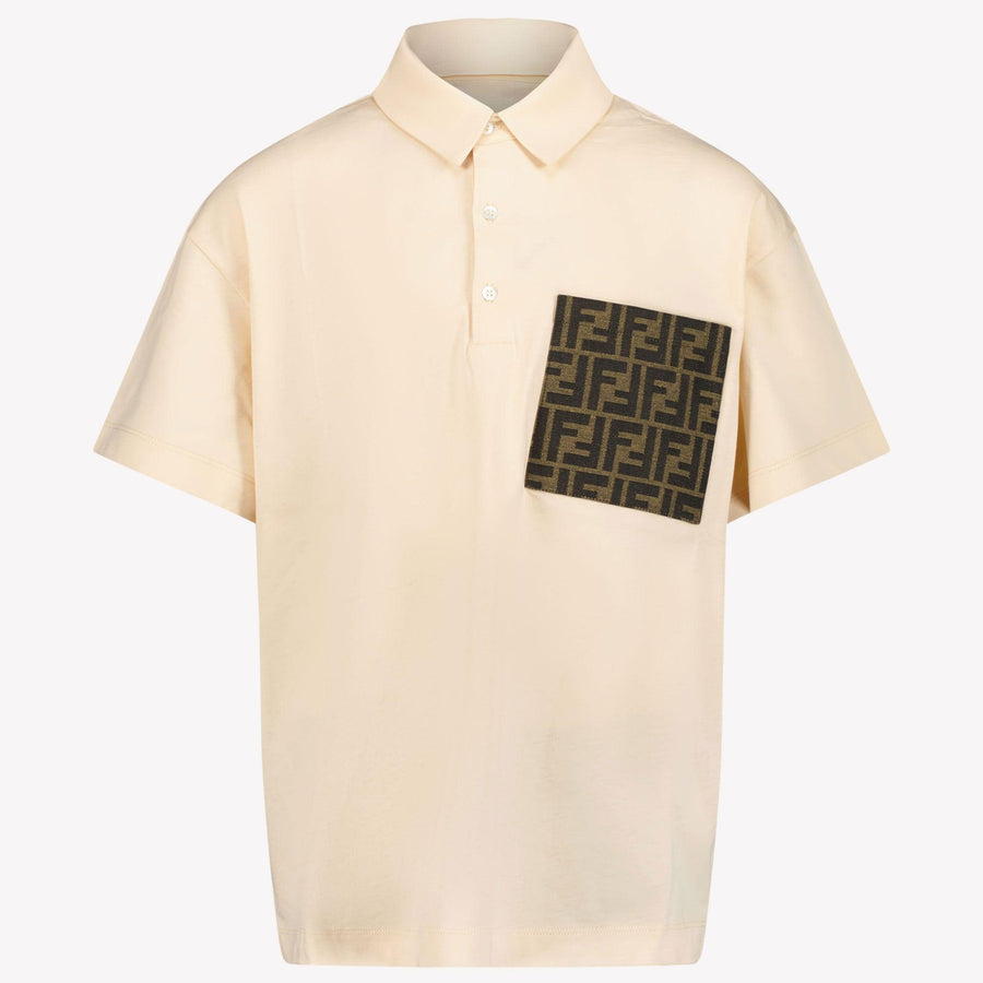 Fendi Kinder Jungen Polo Beige