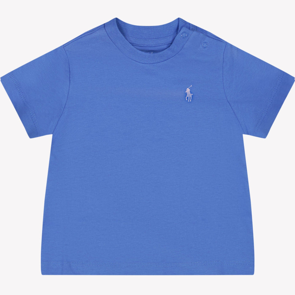 Ralph Lauren Baby Jongens T-Shirt Blauw 3 mnd