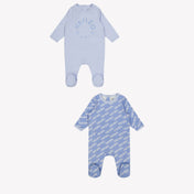 Kenzo Kids Bebé Chicos Traje de caja Azul Claro