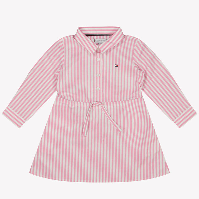 Tommy Hilfiger Bebé Chicas Vestido Rosa claro