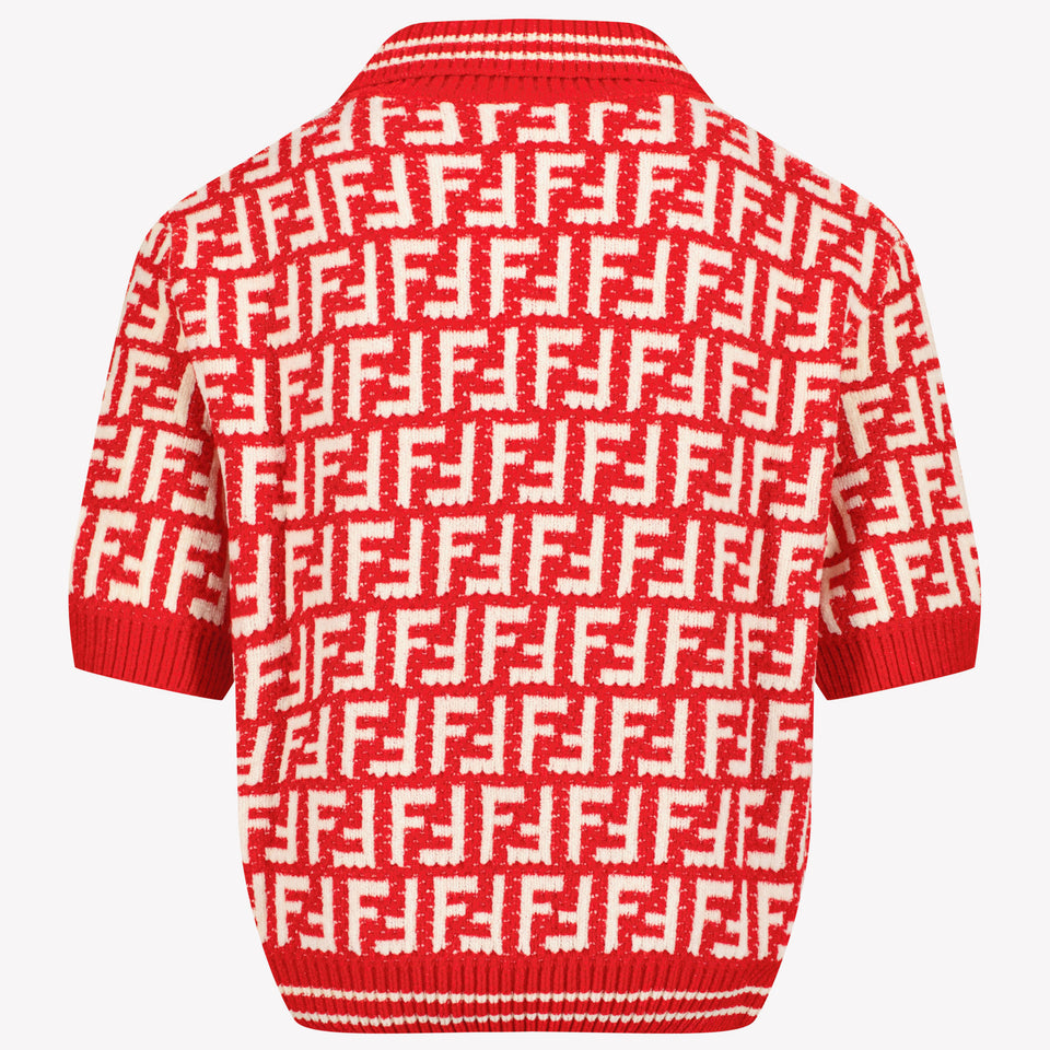 Fendi Kind Mädchen Polo Rot