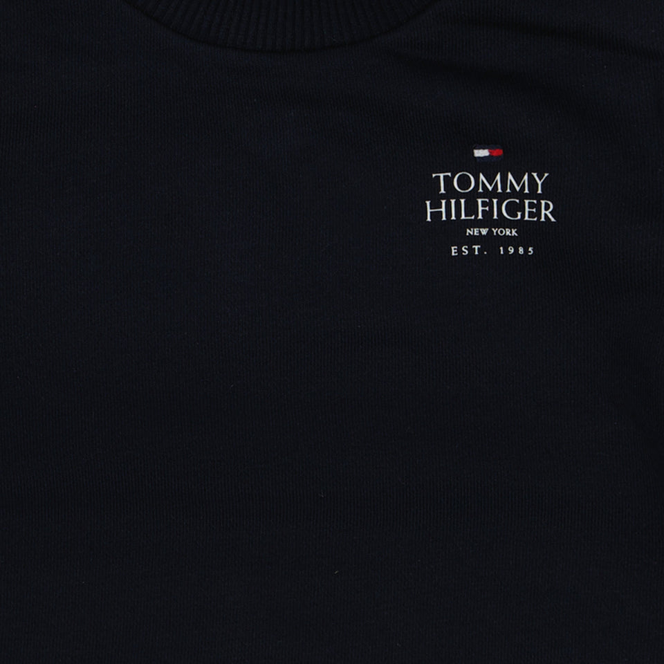 Tommy Hilfiger Bambino Ragazzi Maglione Navy