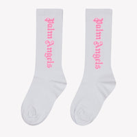 Palm Angels Enfant Filles Chaussettes Blanc