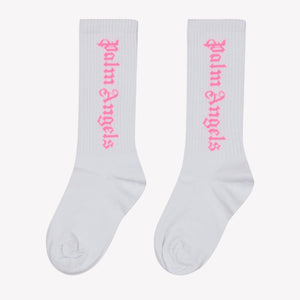 Palm Angels Enfant Filles Chaussettes Blanc
