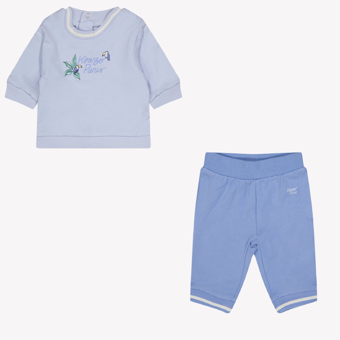 Kenzo Kids Traje de jogging de bebés azul claro