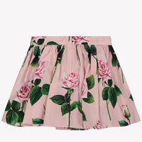 Dolce & Gabbana Bébé Filles Jupe Rose Léger