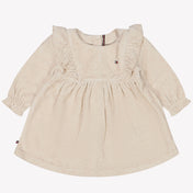 Tommy Hilfiger Baby Mädchen Kleid Beige