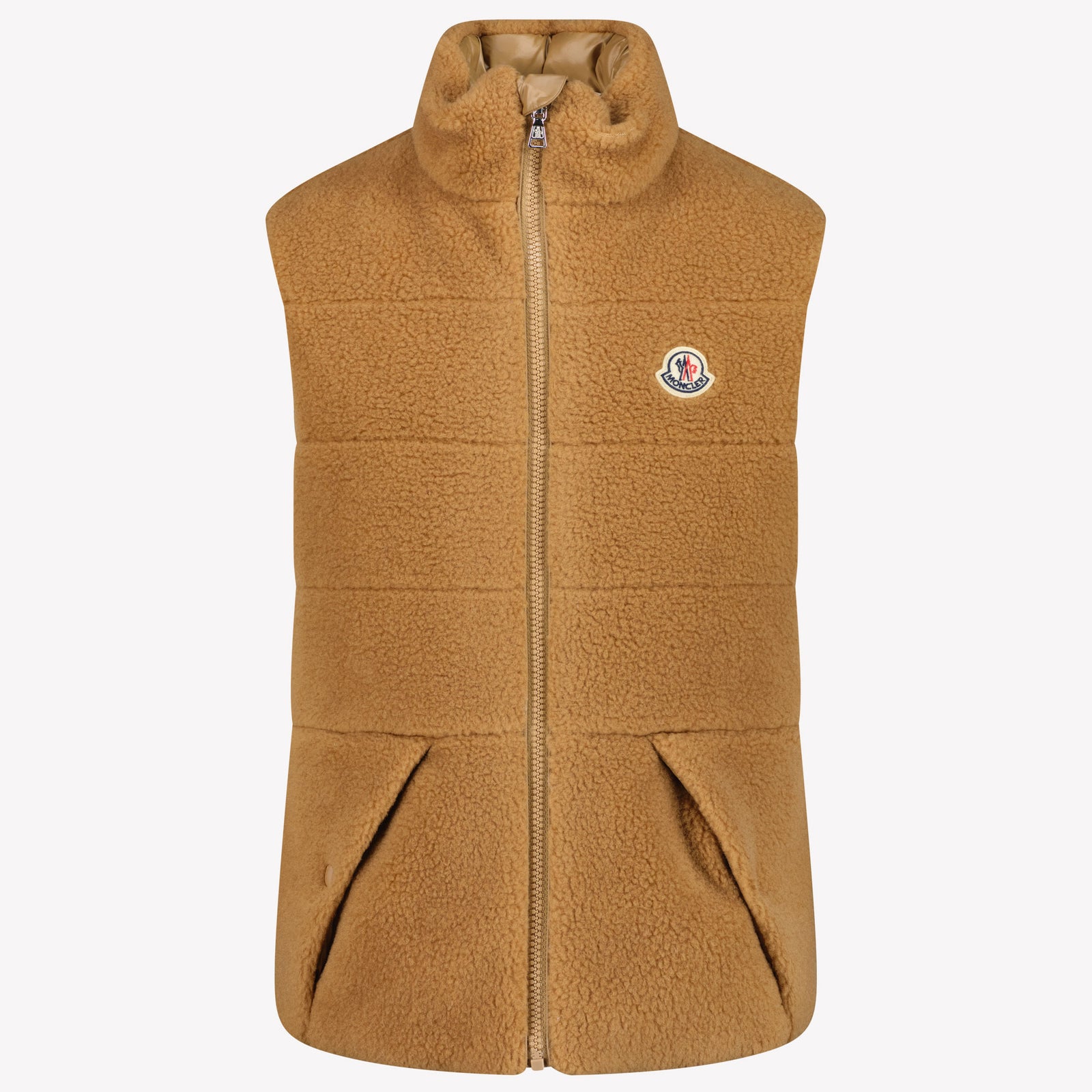 Moncler Colbrricón Chicos Calentador de cuerpo Camel