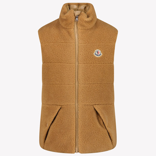 Moncler Colbrricon Boys Body Body Warmer Camel