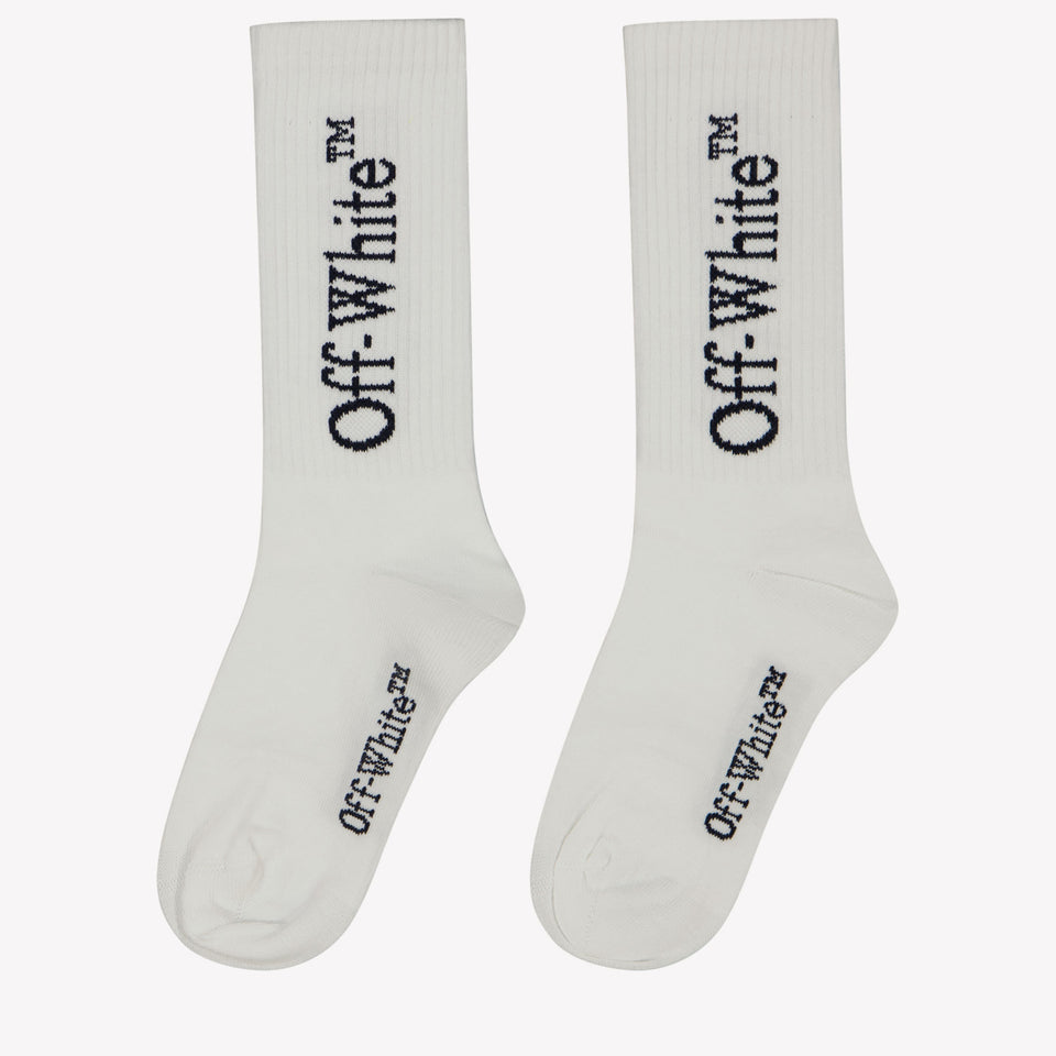 Off-White Garçons Chaussette Blanc