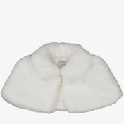 Monnalisa Dziewczyny faux futra w kolorze białym
