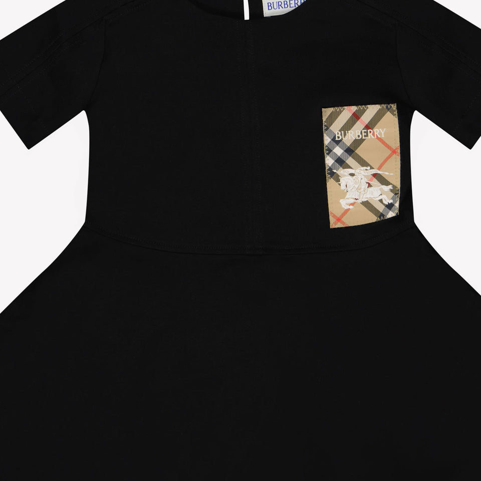 Burberry Riley Baby Filles Robe Noir